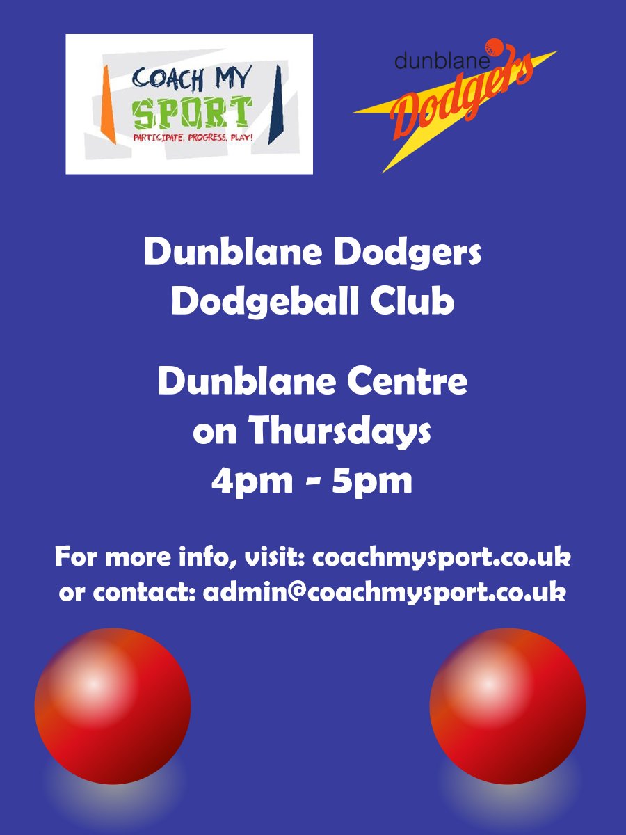 coachmysport's tweet image. Our Dodgeball classes at the @DunblaneCentre are available for both boys and girls of all abilities!

#Dodgeball #Dunblane #Sports #Teamwork #Fun #Activity #Kids #DunblaneDodgers

@BritDodgeball @ClubSportStlg @ActiveSchoolsSL @YouthLinkScot @Firstport @TNLComFundScot