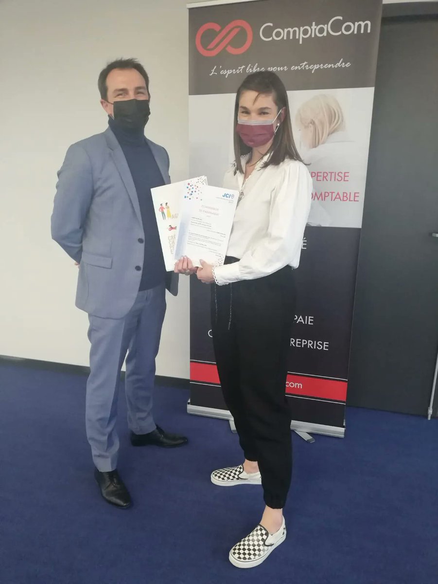 La Jeune Chambre Economique de Laval remercie chaleureusement #ComptaCom pour son soutient depuis de nombreuses années par la mise à disposition gratuite de son logiciel de comptabilité pour l'association.
#JceLaval #ComptaCom <a href="/comptacom/">ComptaCom</a> <a href="/g4plan/">Guillaume Caplan</a> #GlobalGoals