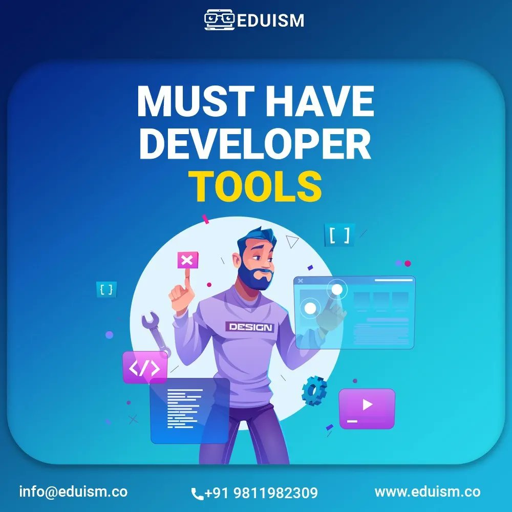 Eduism3's tweet image. Some must have Developer tools

.
.
#programmer 
#programmerslife #programmerinsight  #algorithm  #backend #fullstackdeveloper  #code #coding #javascript 
 #coder #programmer #programming #dsa #technology #codinglife #programmingisfun #software #learntocode  #js #react #reactjs