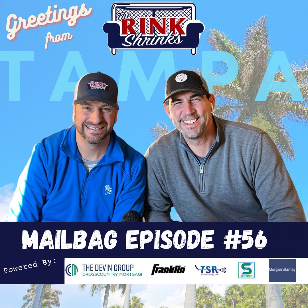 The Shrinks go to Florida for the Paradise Cup! Before they hit the stage, they answered your mailbag questions on:
🏒Complex tiers of club hockey–does anyone know what’s going on?
🏒Hypotheticals &amp; Philosophicals
🏒Harry from HP
🏒Much More
<a href="/beach_rossy/">rossy beach</a> <a href="/mikemottau/">Mike Mottau</a>