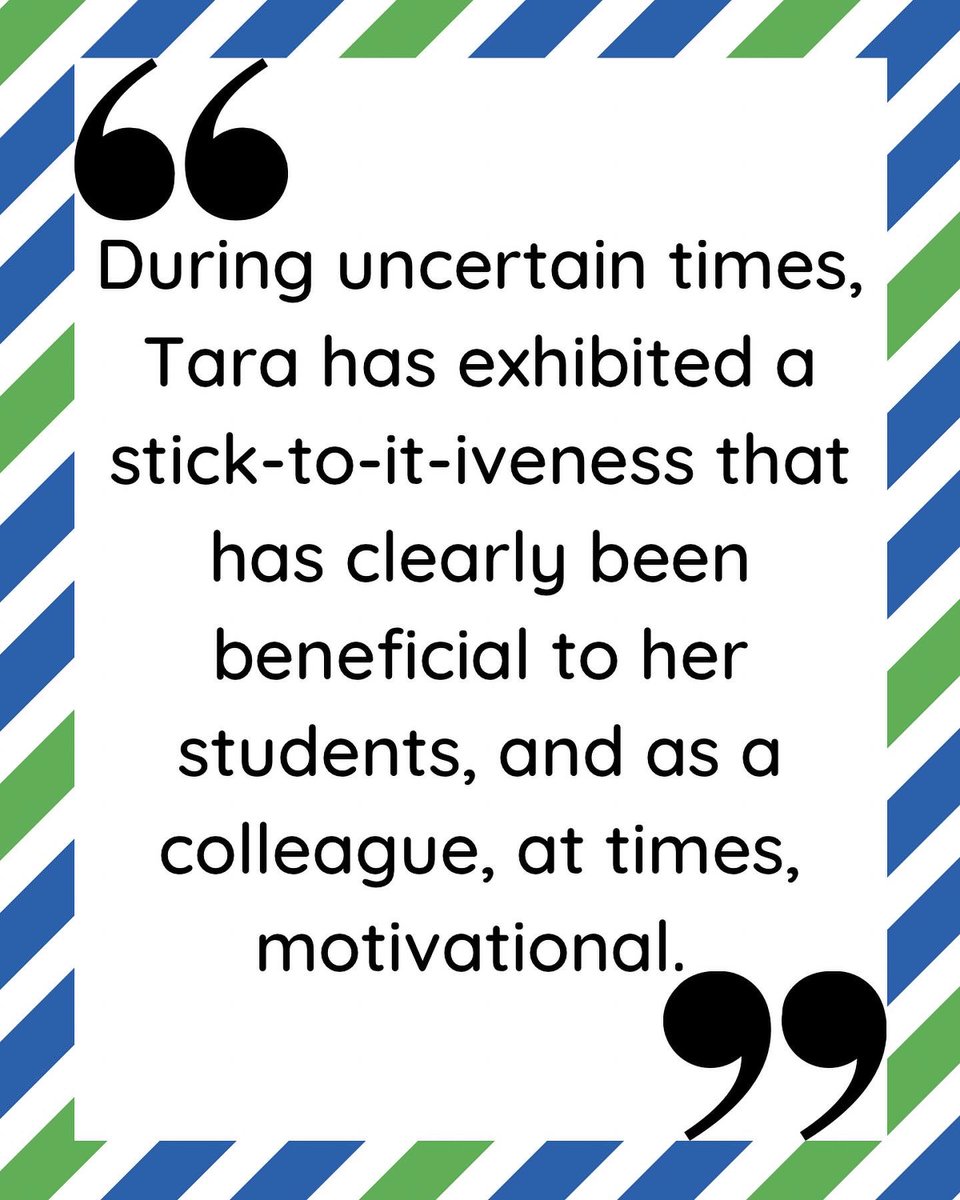 PalisadesParkEA's tweet photo. Congratulations to Tara Lehman from LES for being nominated for Teacher Feature Friday π!
Would you like to nominate a colleague to be highlighted on our social media pages? Send us a DM!
#ppea #ppeacares #ppeaproud #teacherfeaturefriday #ppeateacherfeaturefriday #palpark https://t.co/4fQMkKqkIS