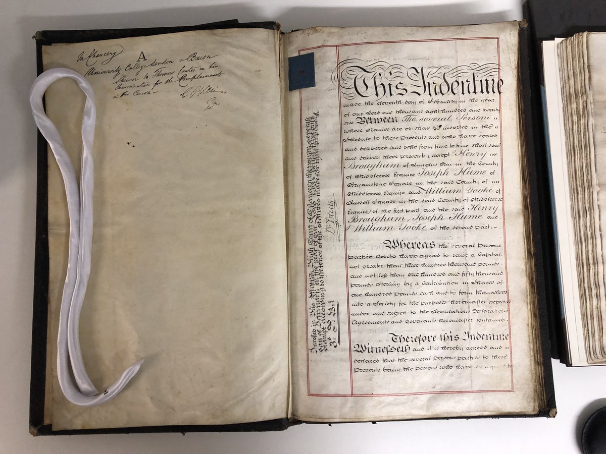 UCL was founded on this day, 11th February 1826 with this Deed of Settlement. You may read it for yourself here jstor.org/stable/60203739