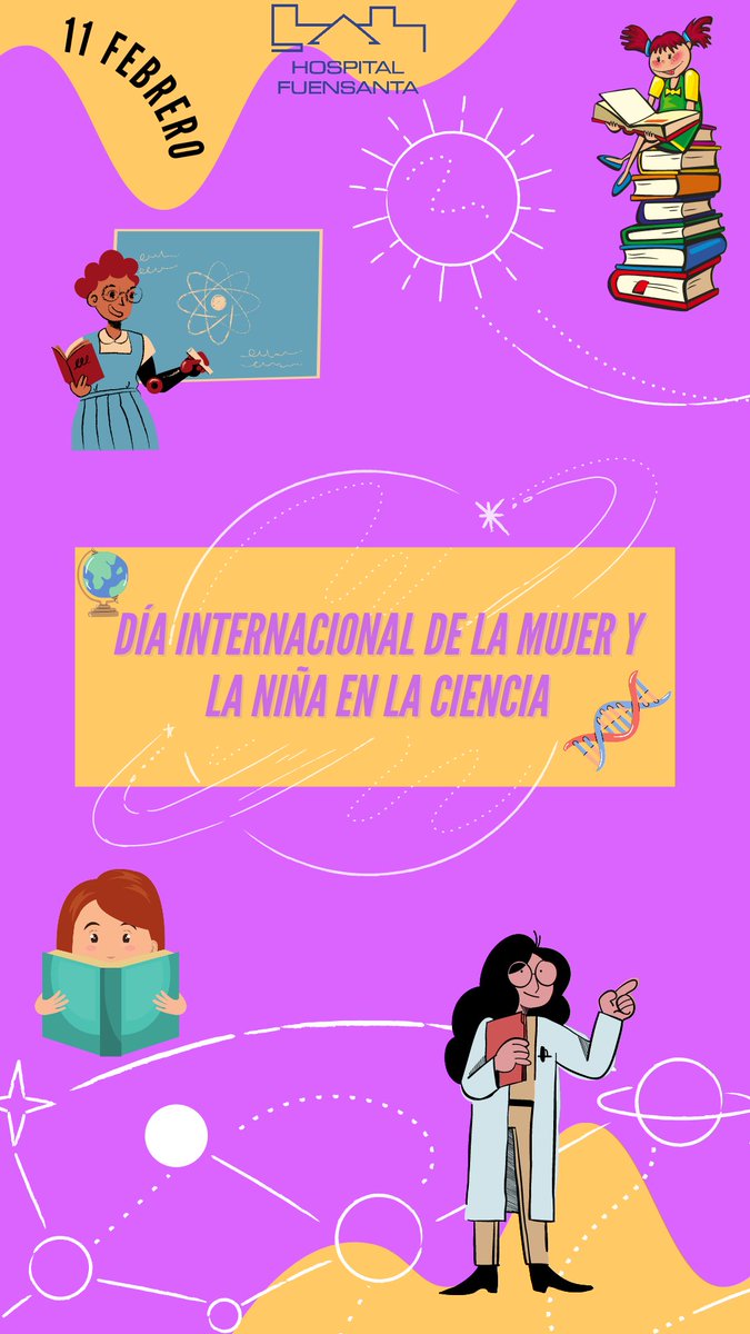 HD_ViamedFuen's tweet photo. 👩‍🔬 ¡Hoy #11F celebramos el #DiaDeLaMujerYLaNinaEnCiencia! 😘 https://t.co/7PYZZ0GrwS