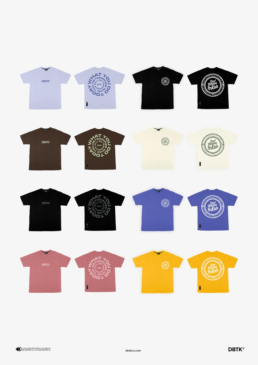 dbtkco's tweet photo. PAISLEY SCRIPT TEE & LOGO CIRCLE TEE
Available on February 12, at https://t.co/aakA1341eN (10am), DBTK Flagship and Satellite stores.
#DBTKQuickstrike
#DBTKBacktrack https://t.co/jNWNGvViyj