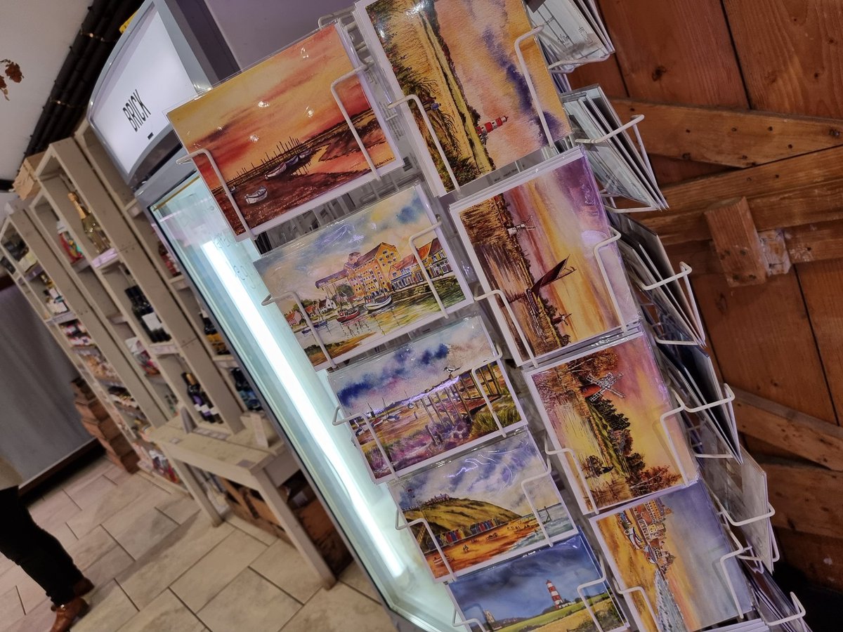 Complete greetings cards restock at White House Farm, Norwich this morning. New selection includes many new designs. <a href="/norwichpyo/">White House Farm, Norwich</a> #buylocal