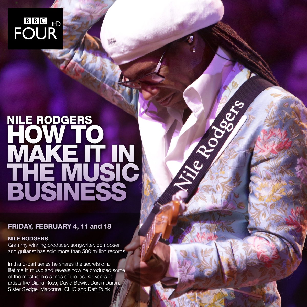 Hey everybody! Check out the 2nd episode of my 3-part documentary “How To Make It In the Music Business” on #BBC4TV, airing TONIGHT - Feb 11th and with part 3 airing on Feb 18th.