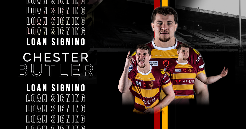 OfficialBullsRL's tweet photo. 🤝 | We are delighted to announce the signing of Chester Butler from Super League side Huddersfield Giants on a season-long loan!

📖 | Full details!

#RISE