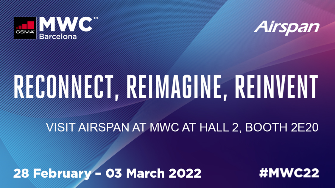 Heading to #MWC22? Visit  <a href="/AirspanNetworks/">Airspan Networks</a> in Hall 2 Booth 2E20 to see our latest groundbreaking, disruptive software and hardware for #5G networks. #OpenRAN, #private5G. <a href="/MWCHub/">MWC</a>
