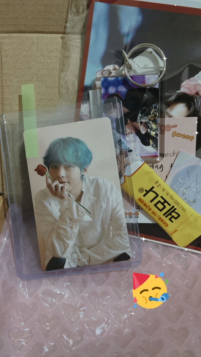 TaeGookieTan's tweet photo. YESSS Taehyung memo 19 is home🙌 Thank you so much ate @cherrytaekooo for fast transaction and safely secured!
#ctkproofs https://t.co/b31TldHlfl
