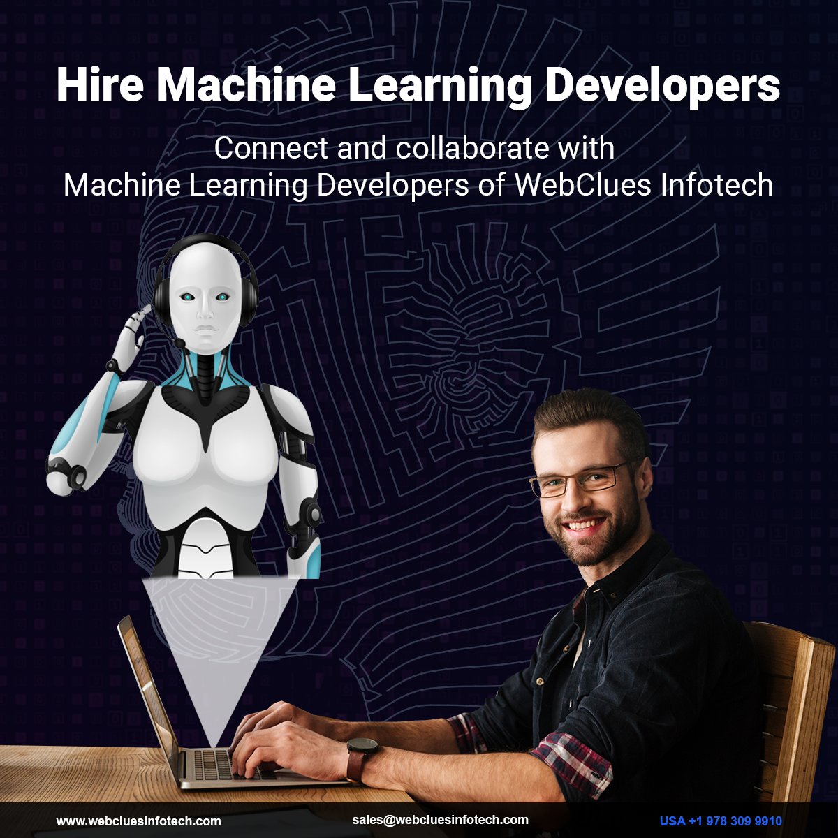 WebCluesInfo's tweet image. Hire qualified Machine Learning developers & get guaranteed results from @WebCluesInfo. Our experienced Machine Learning developers are experts with AI/ML development platforms.
Visit: webcluesinfotech.com
#hiremachinelearningdevelopers #machinelearning