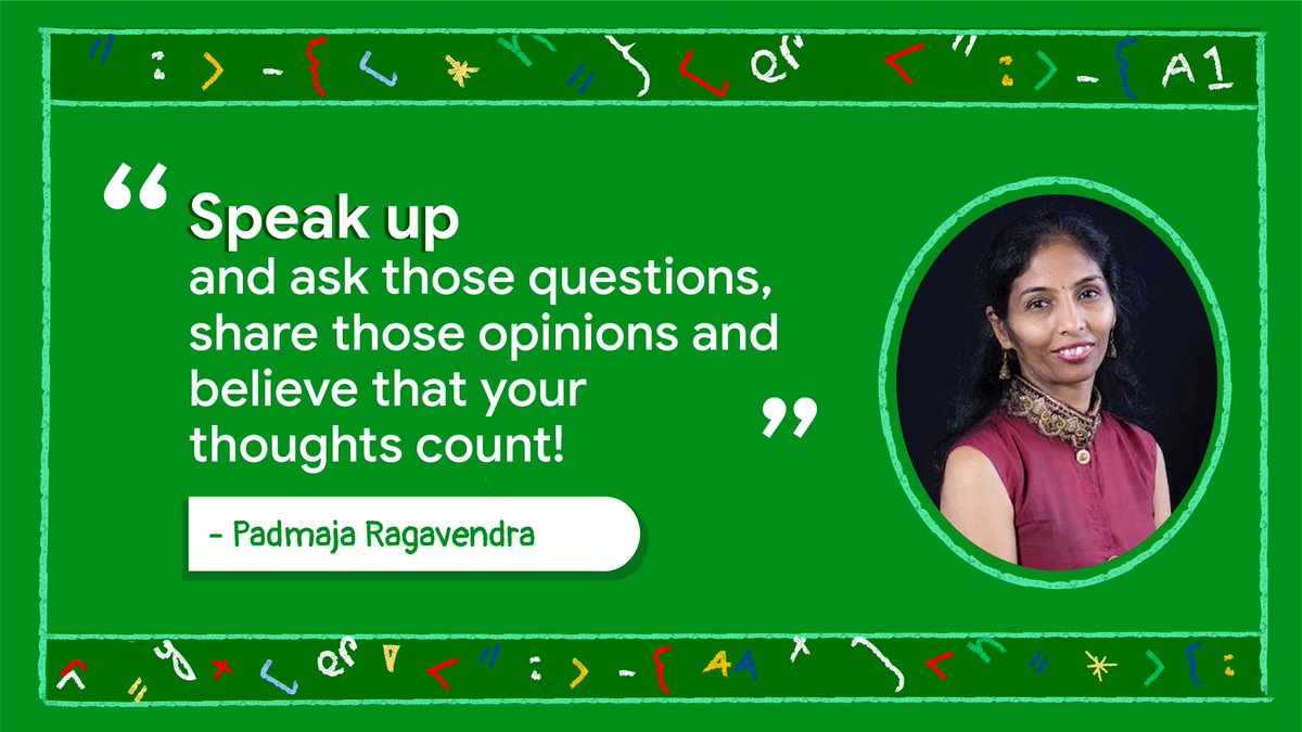 GoogleIndia's tweet image. If youโre also a girl who codes, read these as messages from a future you โค๏ธ 
Hereโs part 4/4 of inspo, from the #GirlsWhoCode at Google.
#InternationalDayOfWomenandGirlsinScience.