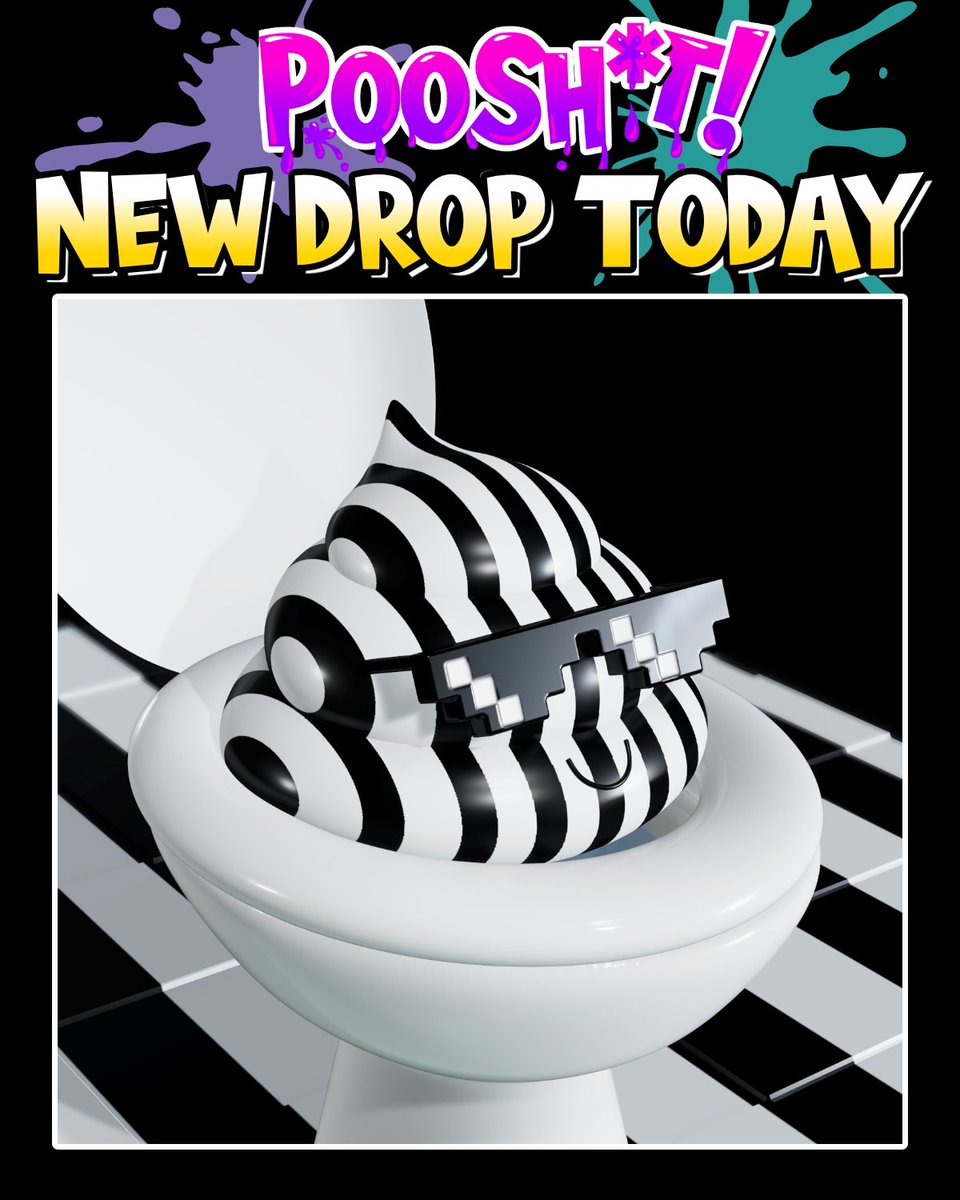Beach_Chalie's tweet photo. “POOSH*T!” Stripes Pattern 🖤

Check it out
👇🏻
https://t.co/HMW27lDPky

#NFTs #NFTTHAILAND #NFTCommumity #Ethereum #dropnft #newdrop #NFTcollections #nftcollector https://t.co/lSY9LHKdQG