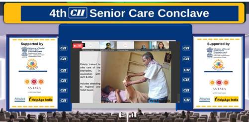 Helpageindia's tweet photo. Rajeshwar Devarakonda, Mission Head – Livelihood  @Helpageindia talks about the need for #telehealth and the urgent need to help #elders get #digitallyliterate in rural areas, so there is better communication &amp; access to their #rights  &amp; #entitlements

#CIISeniorCareConclave https://t.co/Hpn5BWI3lr