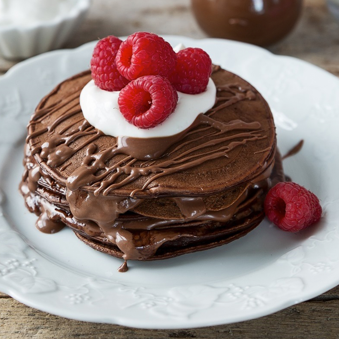 Chocolate lovers need to try these Chocolate Cacao 
Pancakes. Full recipe here --&gt; linkin.bio/odlums_ireland
