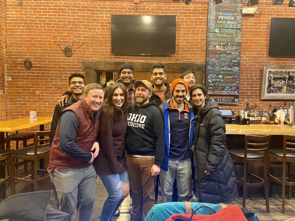 Brenna McElderry MD (@bmcelderrymd) on Twitter photo I’m not sure why we were so surprised residents would be decent at trivia…proud winners of <a href="/NanoBrewCLE/">Nano Brew Cleveland</a> trivia last night! <a href="/CCF_IMCHIEFS/">Cleveland Clinic IM</a> <a href="/KSreedharaMD/">Karthik Sreedhara</a> <a href="/para_andrew/">Andrew Para</a> <a href="/SajjaHimanshu/">Himanshu Sajja</a> <a href="/itshardikhere/">Hardik Patel, DO</a> @baikovitz <a href="/DrewfordMD/">Drew Ford, MD 🩺</a> I’m not sure why we were so surprised residents would be decent at trivia…proud winners of <a href="/NanoBrewCLE/">Nano Brew Cleveland</a> trivia last night! <a href="/CCF_IMCHIEFS/">Cleveland Clinic IM</a> <a href="/KSreedharaMD/">Karthik Sreedhara</a> <a href="/para_andrew/">Andrew Para</a> <a href="/SajjaHimanshu/">Himanshu Sajja</a> <a href="/itshardikhere/">Hardik Patel, DO</a> @baikovitz <a href="/DrewfordMD/">Drew Ford, MD 🩺</a>