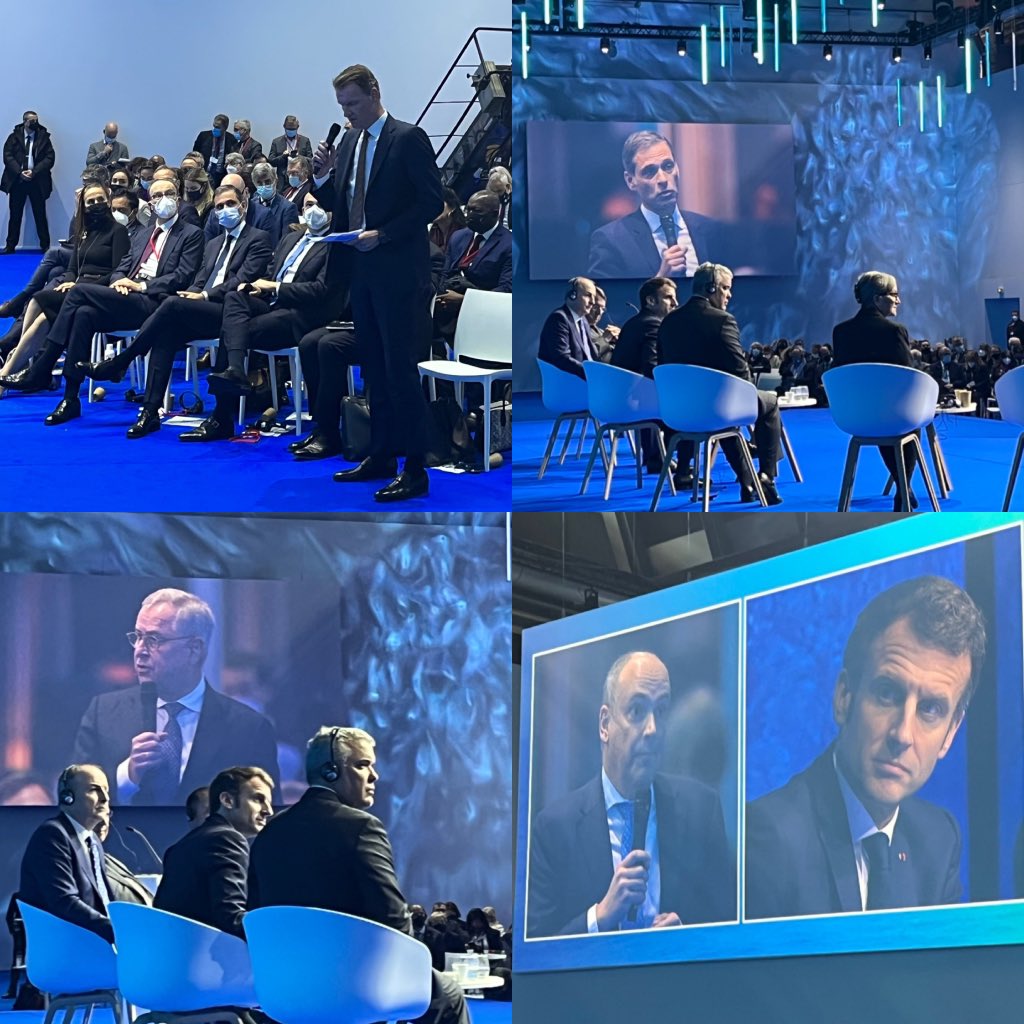 It is unprecedented to see the four leading CEOs of European liner shipping stand so united in their call for regulatory action and high ambitions for the decarbonization of shipping. Thank you President Macron for the #OneOceanSummit