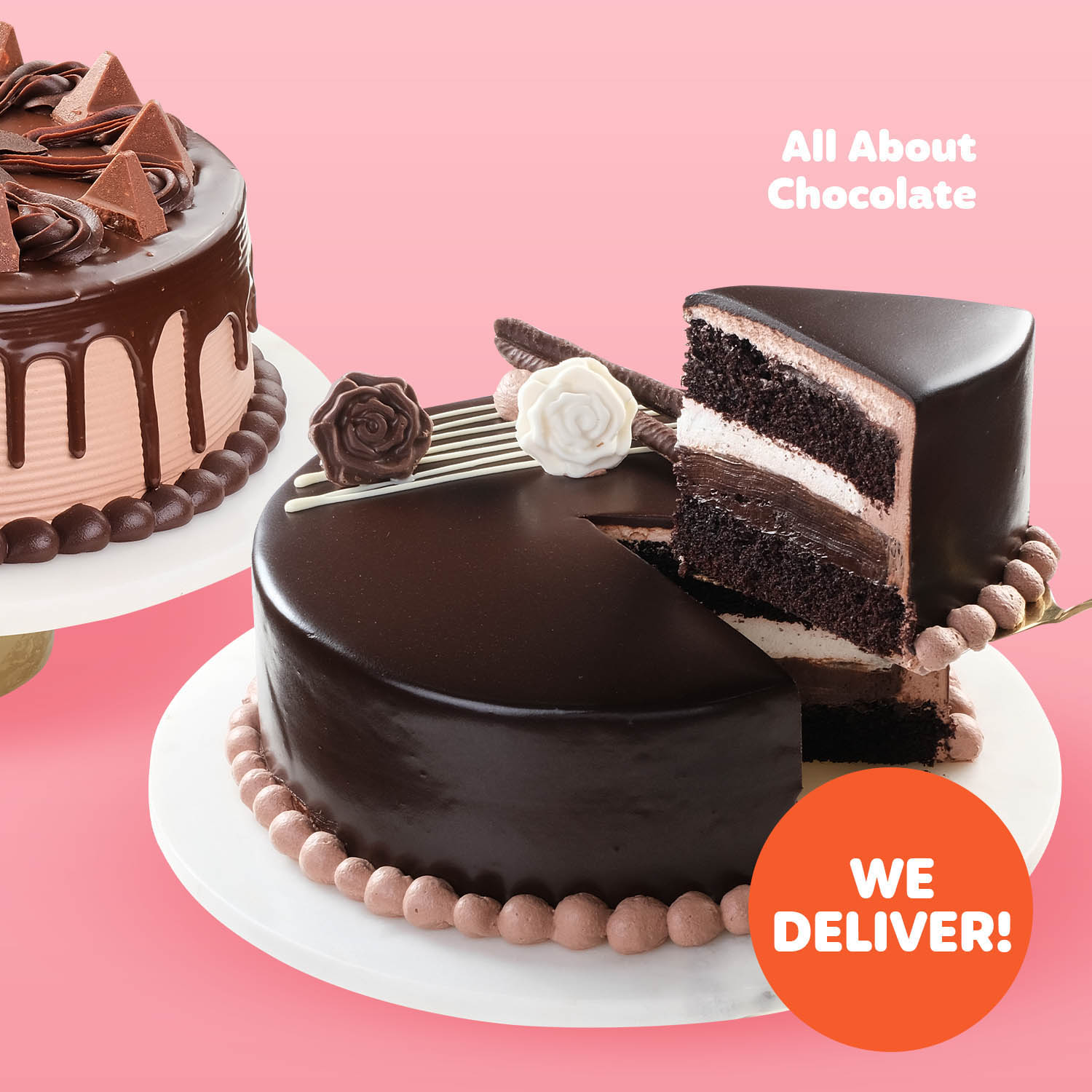Royal fudge cake with toblerone online