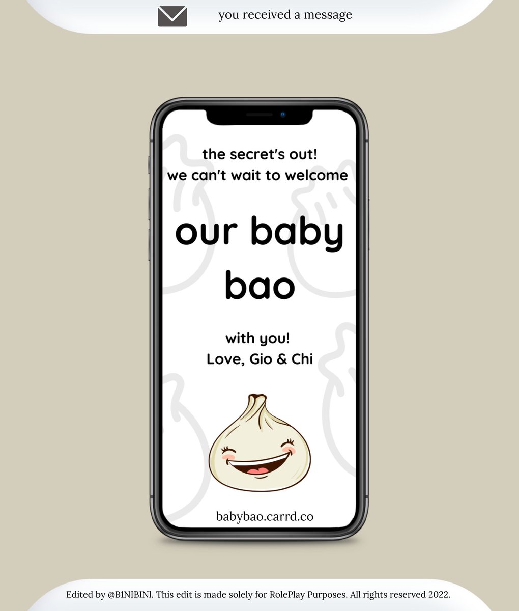 BLUESP4DES's tweet photo. Congratulations to both of you! We are really happy to hear the news. Wishing you all the happiness! #babybao #chiobaby https://t.co/xJmcFdCeoE
