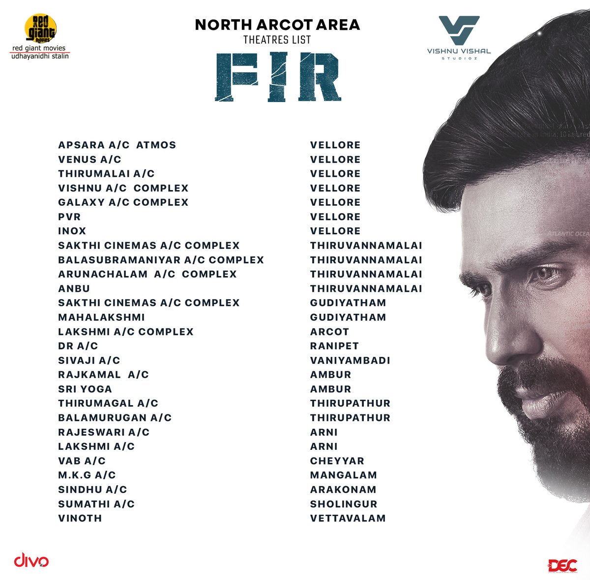 HiFiTalkies's tweet photo. #FIRfromToday in theatres 💣
@TheVishnuVishal
@VVStudioz @RedGiantMovies_ https://t.co/a5USRy3b70