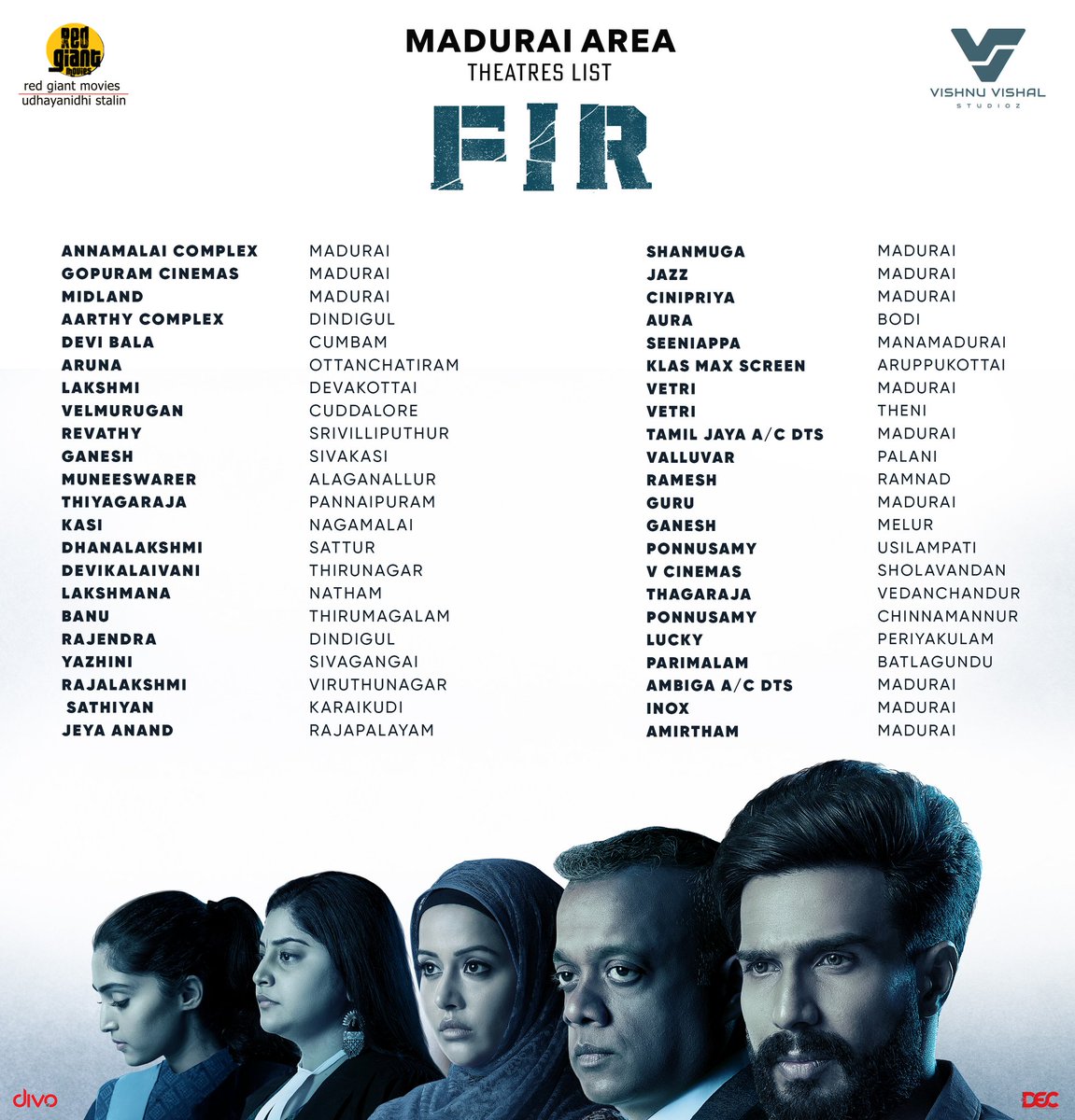 HiFiTalkies's tweet photo. #FIRfromToday in theatres 💣
@TheVishnuVishal
@VVStudioz @RedGiantMovies_ https://t.co/a5USRy3b70