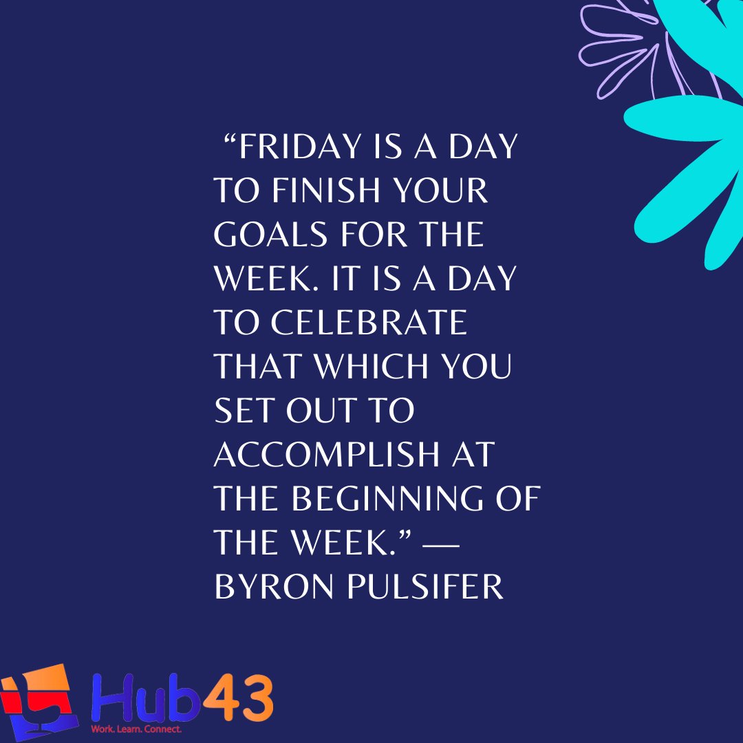 Hub43Ng's tweet photo. Have a fabulous weekend🥂You deserve it😊
#hub43 #friday #weekend #workspaces #lagos https://t.co/O1YKKnP9RC