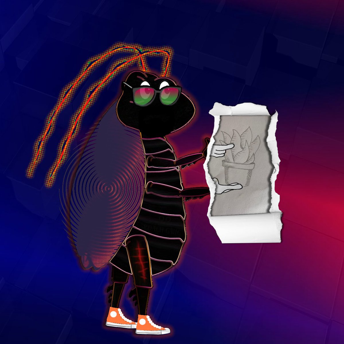 22RoachGang's tweet photo. 2 hours left for free minting 

#FreeNFTs #FreeMint #free #nftart #collection #Gang #roach #blockchain #PolygonNFT #maticnft https://t.co/l1hU4c6SLl