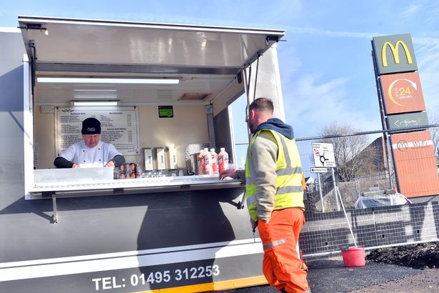 WalesOnline's tweet photo. Burger van owner won't be moving despite brand new McDonald's opening right next to his pitch https://t.co/x9nmiUguNI https://t.co/9kO9Rz2ZV9
