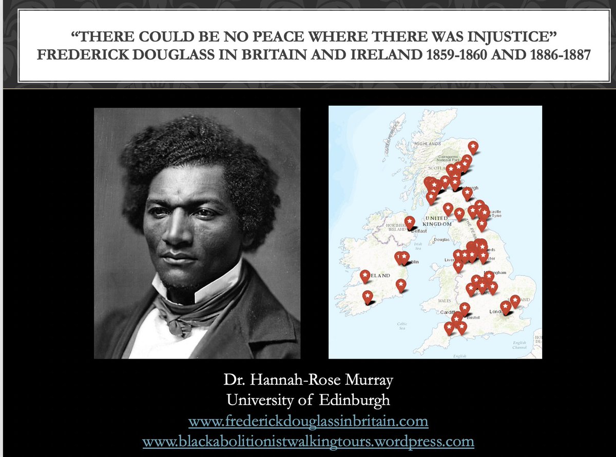 DouglassWeek (@douglassweek24) on Twitter photo ⁉️DID YOU KNOW: #FrederickDouglass travelled to #Ireland & the #UK 3 times? Want to know more? Tune in at 5:30pm GMT/12:30pm EST for a fascinating talk about Douglass’s trips with our friend <a href="/Hannah_RoseM/">Dr. Hannah-Rose</a> at <a href="/EdinburghUni/">The University of Edinburgh</a> - Definitely worth a watch!! 😍 😍 😍 #DouglassWeek ⁉️DID YOU KNOW: #FrederickDouglass travelled to #Ireland & the #UK 3 times? Want to know more? Tune in at 5:30pm GMT/12:30pm EST for a fascinating talk about Douglass’s trips with our friend <a href="/Hannah_RoseM/">Dr. Hannah-Rose</a> at <a href="/EdinburghUni/">The University of Edinburgh</a> - Definitely worth a watch!! 😍 😍 😍 #DouglassWeek