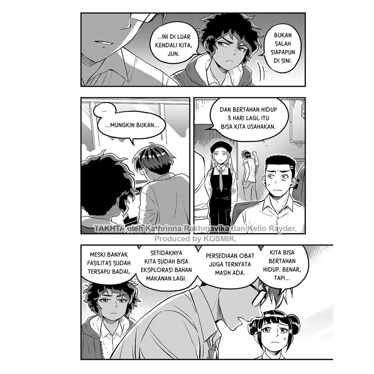 (2/2)
Sudah hampir 2 tahun menulis #KomikTakhta bersama Kello dan @kosmiknetwork. Cerita ini akhirnya akan segera mencapai resolusinya. Banyak kegelisahan dunia nyata yang akhirnya dituangkan di sini. Bisa dibaca di https://t.co/mxGnTOKbUi ya! 👌
#gambarnana #komikindonesia