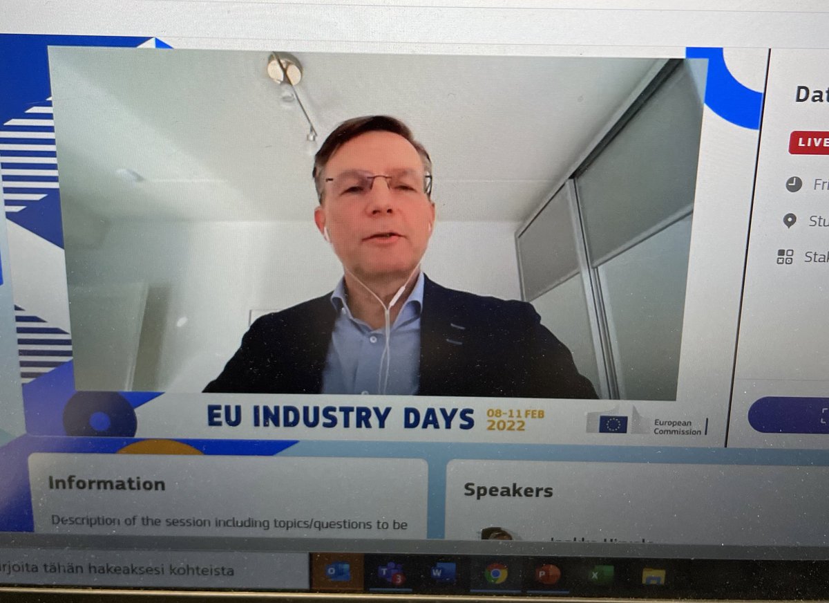 Data-Driven green growth panel online - our CEO @JaakkoHirvola leads us to find out how data accelerates the green transformation in industries. 

#industrydays #data #greendeal