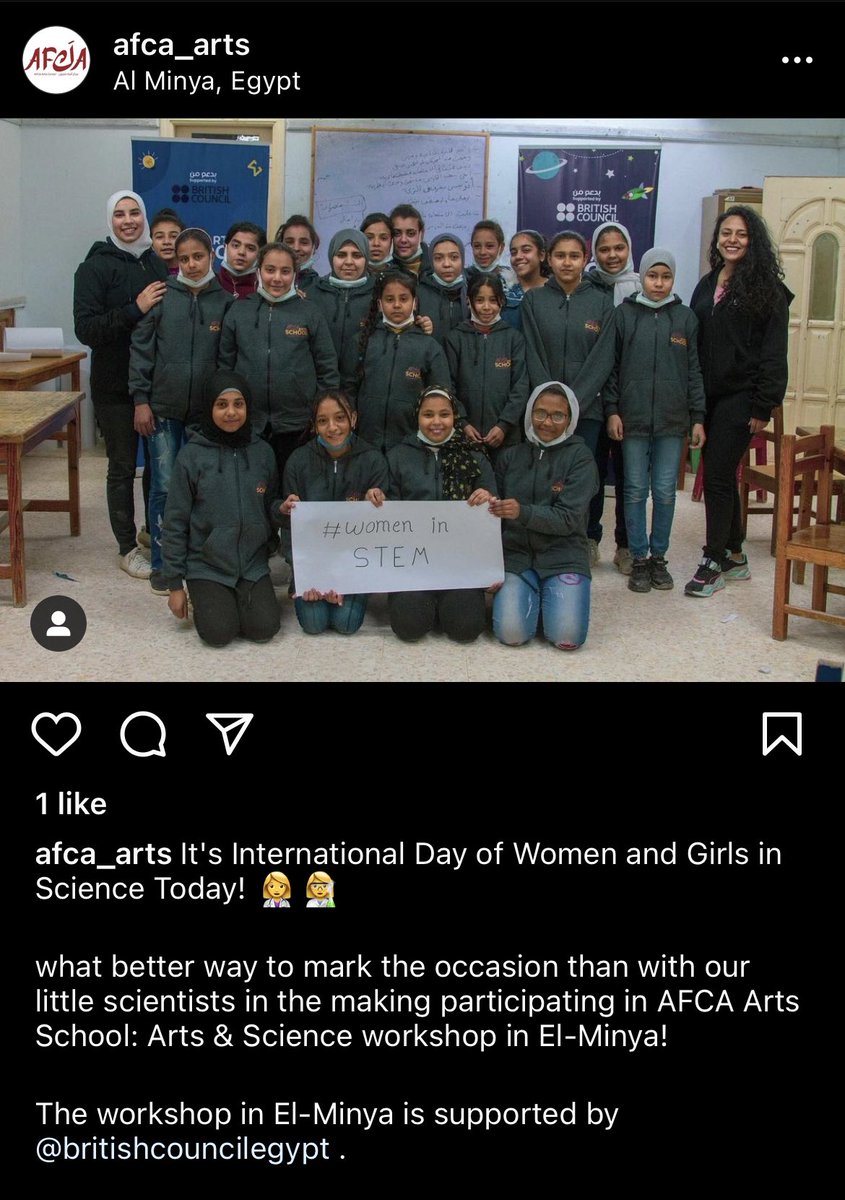 ShaimaaElbana's tweet photo. On the international day of Women & Girl in Science .. we are proud of Marina & @EmanSaleh915 #FameLabEgypt alumni working with young girls from upper Egypt to grow their passion for science .. #EmpowerGirls #sciencepassion #WomenInSTEM #WomeninScienceDay @BritishCouncil https://t.co/MEaUIsZ8gK