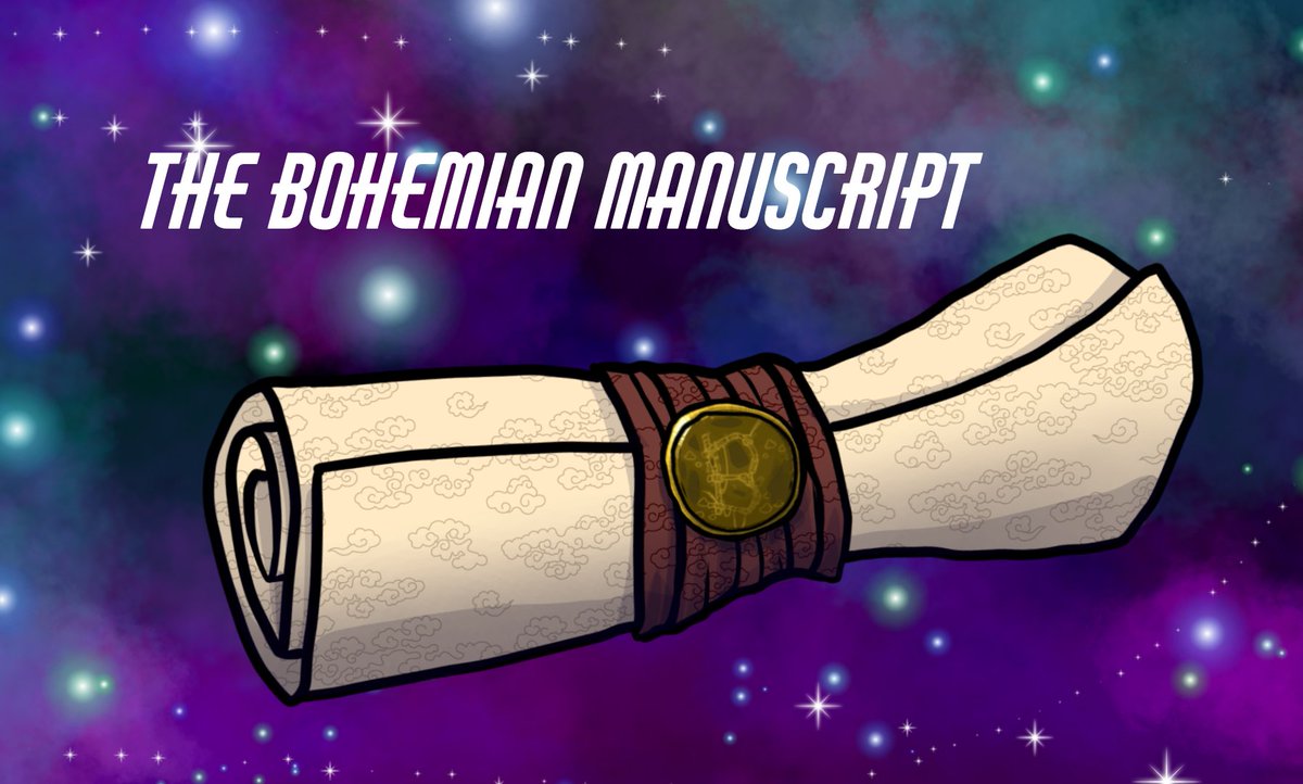 BohemiaArtFair's tweet photo. ✅We are not your average gallery project. 🥱
✅We are not your average PFP project. 🥱

We are BOHEMIA 🤙🕺

We proudly present to you: 

📜 The Bohemian Manuscript 📜 

https://t.co/BqZpoTKgHy

Does this deserves a Woop Woop 🤔🤙 https://t.co/uCkgDLRsDu