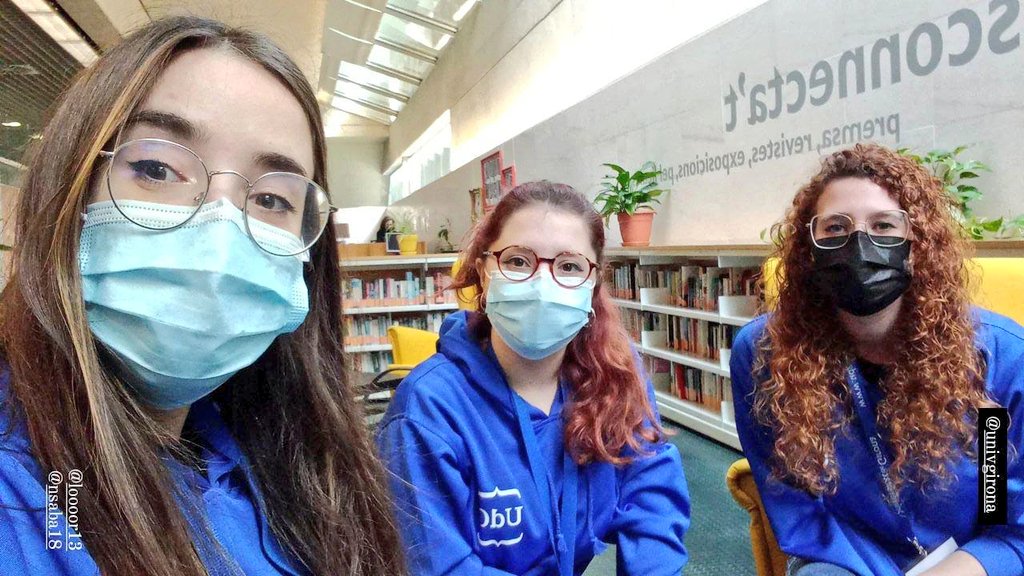ae_cpaudg's tweet photo. Companyes de l'@ae_cpaudg han participat a la Jornada de Portes Obertes 2022 de la @univgirona #JPO2022 https://t.co/TMRwsJczlZ