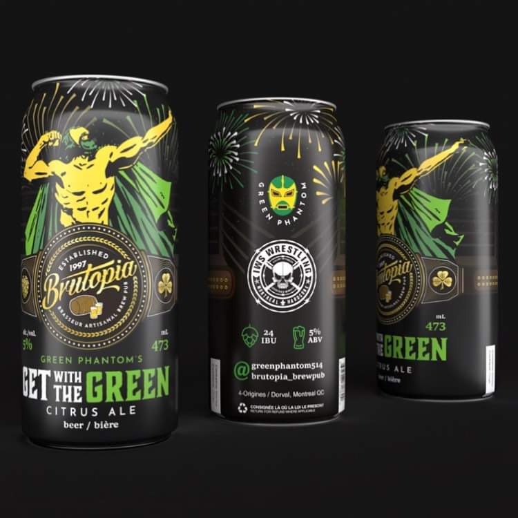 That's right kids. IWS and the  Green Phantom  are proud to debut our very own beer !!!  Try it in person at all IWS events from now on.   
MARCH 12th we tear the fn house down with UnFnSanctioned Part 2.0  get your tickets now  ticketmaster.ca/event/31005C42…