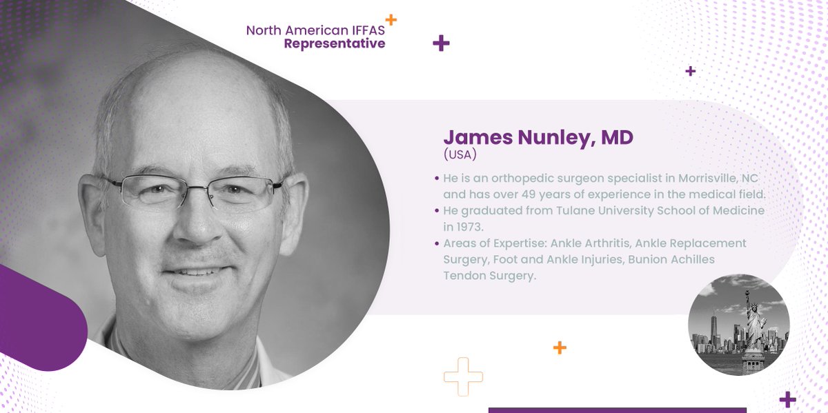 iffas2022's tweet photo. James A. Nunley  is an orthopaedic surgeon from USA.  He has one of the largest team of experts in the United States dealing with foot &amp; ankle problems. 

🌐 Visit https://t.co/Gdgx2dSDGR

#IFFAS #IFFASCHILE #IFFASCHILE2022 #ORTHOPEDICS #SPORTSINJURY https://t.co/uFJc6GdOf0