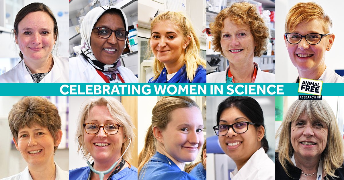 AFR_UK's tweet photo. Here are just a few of the brilliant women who are leading pioneering animal free research. 

All are working towards our collective goal – a world where human diseases are cured faster without animal suffering.

#InternationalDayofWomenandGirlsinScience #kinderscience https://t.co/R7eQVT8MNB