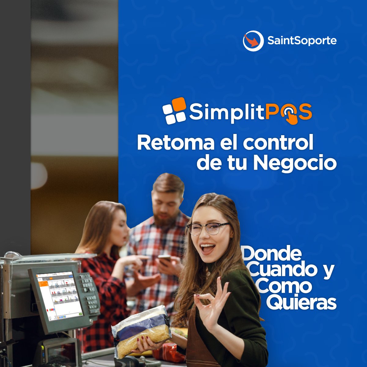 saintsoporte's tweet photo. Te ofrecemos las soluciones a tus necesidades
No te preocupes por administrar tu negocio, #SimpliPOS se adapta ofreciéndote un sistema multimoneda y estaciones 100% Offline
No esperes más, ingresa en:
https://t.co/j22b8md3jT
#SimplitmenteContigo👩💻
100% Integrado con #Saint https://t.co/HHZhFVpu9Y