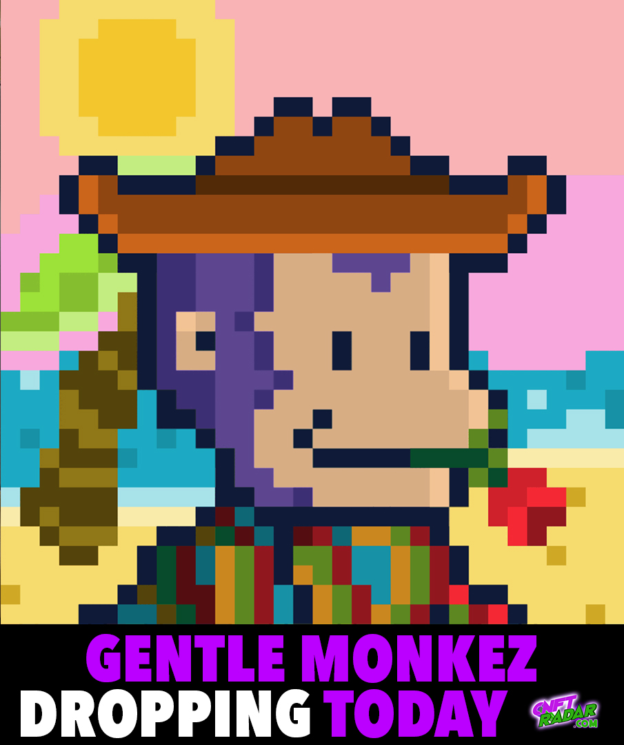 Gentle Monkez #CNFT drop is coming up👀⏰
📢<a href="/GentleMonkez/">Gentle Monkez | CNFT | MINTING IS LIVE!!!</a>

Check our calendar on cnftradar.com for drop details!
 
#Cardano  #CNFTdrop #CNFTCommunity #NFTMint #NFTMintAlert #cnftproject #ADA