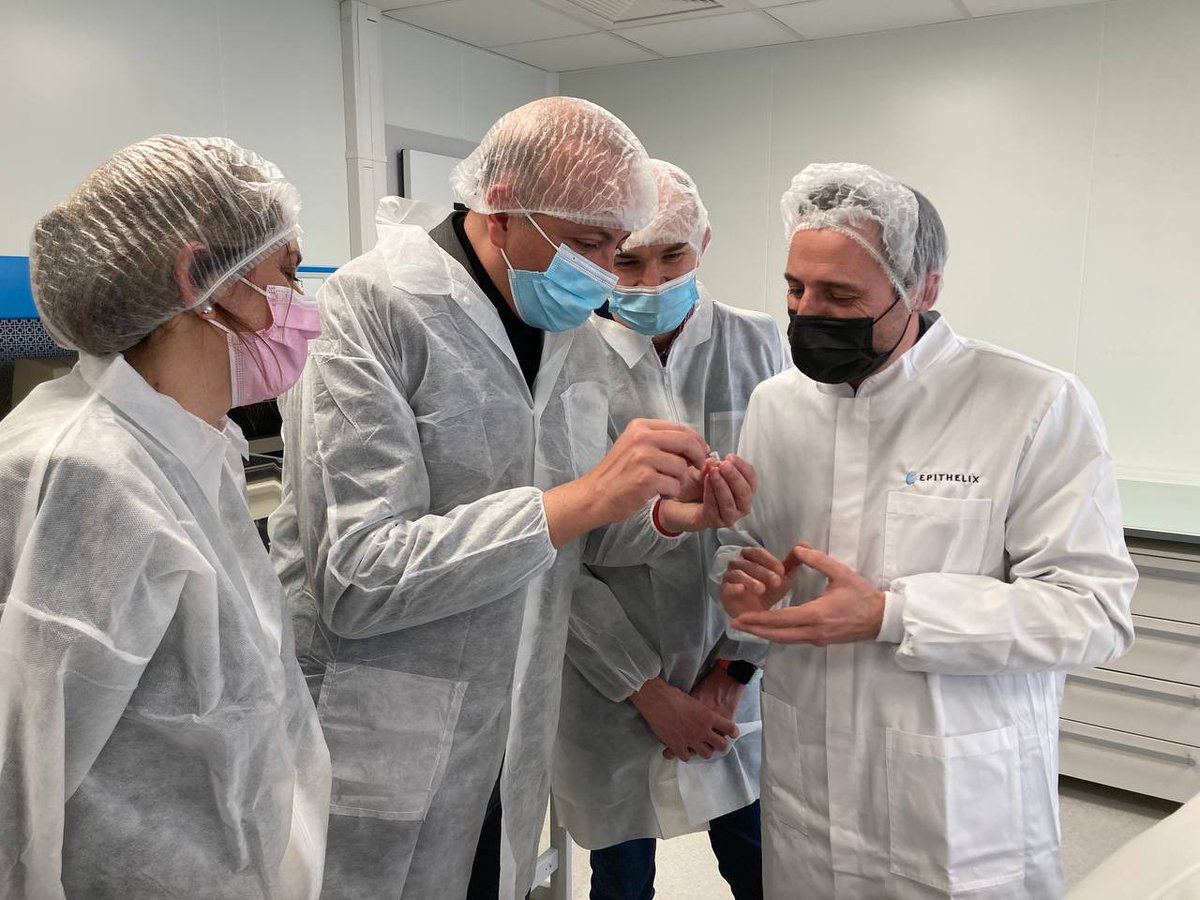 50000 animaux sauvés en 2021 grâce à cette biotech, qui produit des tissus humains pour remplacer l’expérimentation sur les animaux. Merci à S Constant, CEO d’Epithelix, de m’avoir fait visiter son labo en Hte-Savoie. Un bel exemple de projet à impact et d’écologie scientifique.