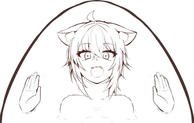 バレンタインに向けてのラフ…( ◠‿◠ ) 