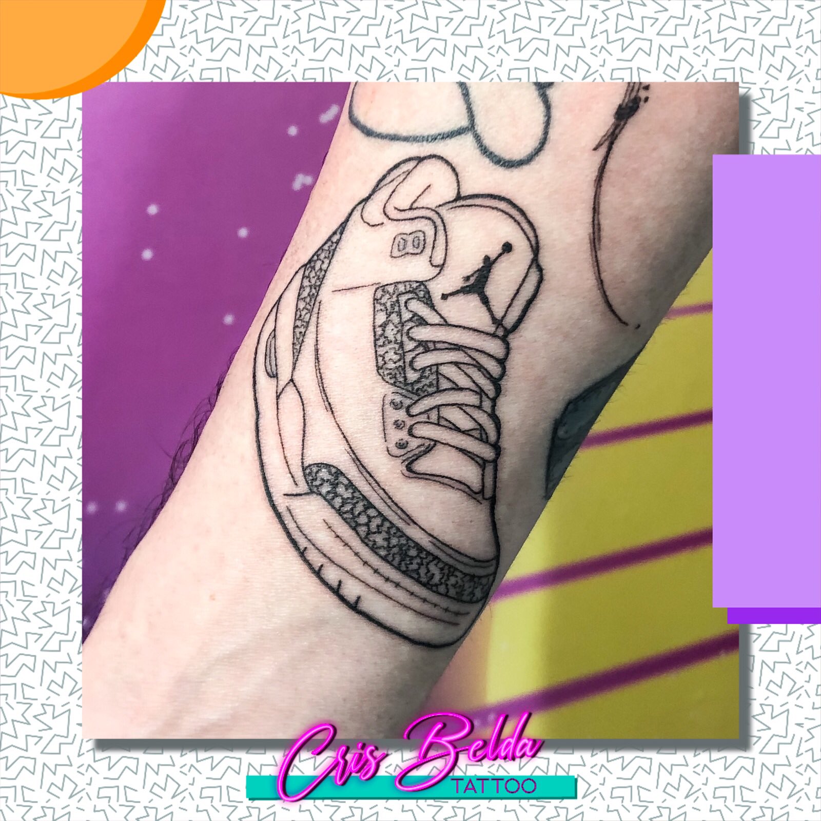 Jordan 5 sales tattoo