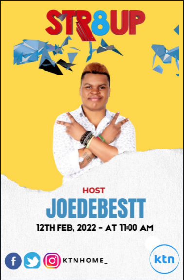 kitur254's tweet photo. Free up some space in your schedule for #Str8UpLive! ๐ฅ๐ฅ#teamstr8up Start your weekend with the #teamstr8up @Claudianaisabwa & @Joedebestt https://t.co/ONFiWZSEKn
