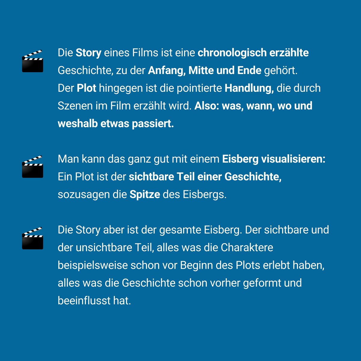 SKW_BW's tweet photo. Oft stößt man in Filmkritiken auf die Begriffe "Story" und Plot". Aber was ist überhaupt der Unterschied zwischen diesen zwei Begriffen? Und wie ergänzen sie sich?
#filmbildung #skw #twlz #edubw https://t.co/xbb637JBf2