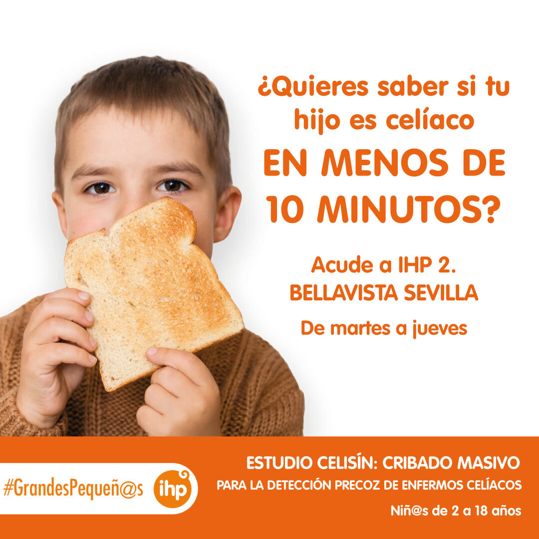⁉¿Sabías que el 75% de las personas que padecen #celiaquía en España no están diagnosticadas? 

¿Sabes si tu hijo es celíaco? Descúbrelo en menos de 10 minutos participando en nuestro cribado masivo para la detección precoz en niños sanos de 2 a 18 años.
ihppediatria.com/participa-estu…