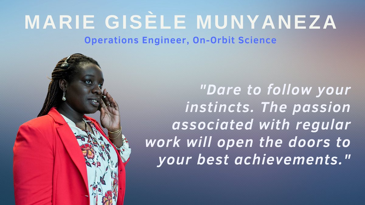 csa_asc's tweet photo. Today is the International Day of Women and Girls in Science! Here's just a small sample of the many accomplished women who work at the CSA. Thank you for your continued dedication and passion to space &amp; STEM👏

#MyJourneyInSTEM #WomenInSTEM #WomenInScienceDay @GirlsInScience https://t.co/MrdilxCFy6