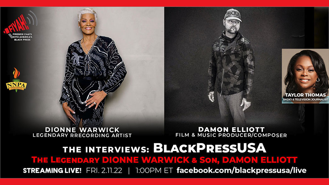Today at 1 pm ET--Dionne Warwick and Damon Elliott -- new song and more!  #GospelMusic #GospelRadio <a href="/EllerbeeAngelo/">Angelo Ellerbee</a> <a href="/DXXNYC/">doublexxposuremedia</a> <a href="/angeloellerbee1/">Angelo Ellerbee</a>