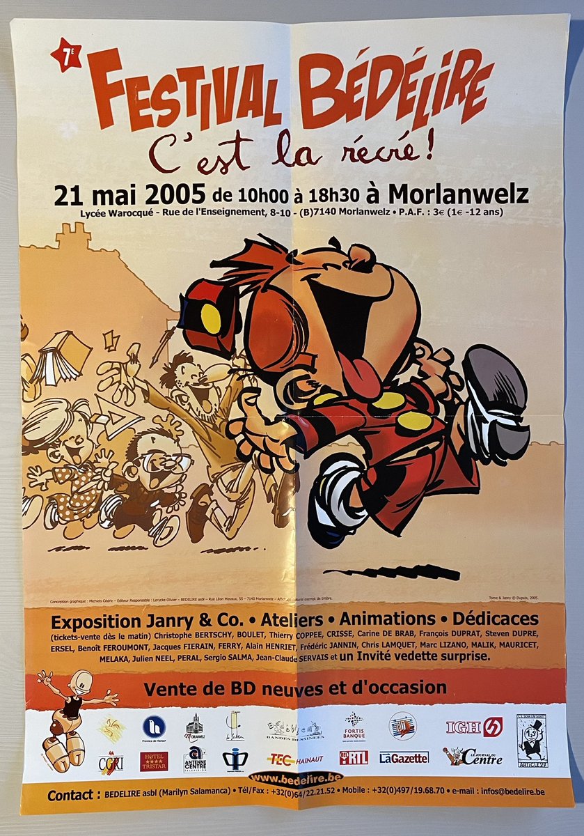 3gr3S_S3rg3's tweet photo. Petite réception du jour #paraBD
- poster Wayne Shelton
Le gentleman mercenaire #Denayer #Cailletau @EditionsDargaud
- poster Festival Bédélire 2005
- marque page META Baron #ValentinSécher #NikoHenrichon @leshumanos https://t.co/8FFp03Q2fj