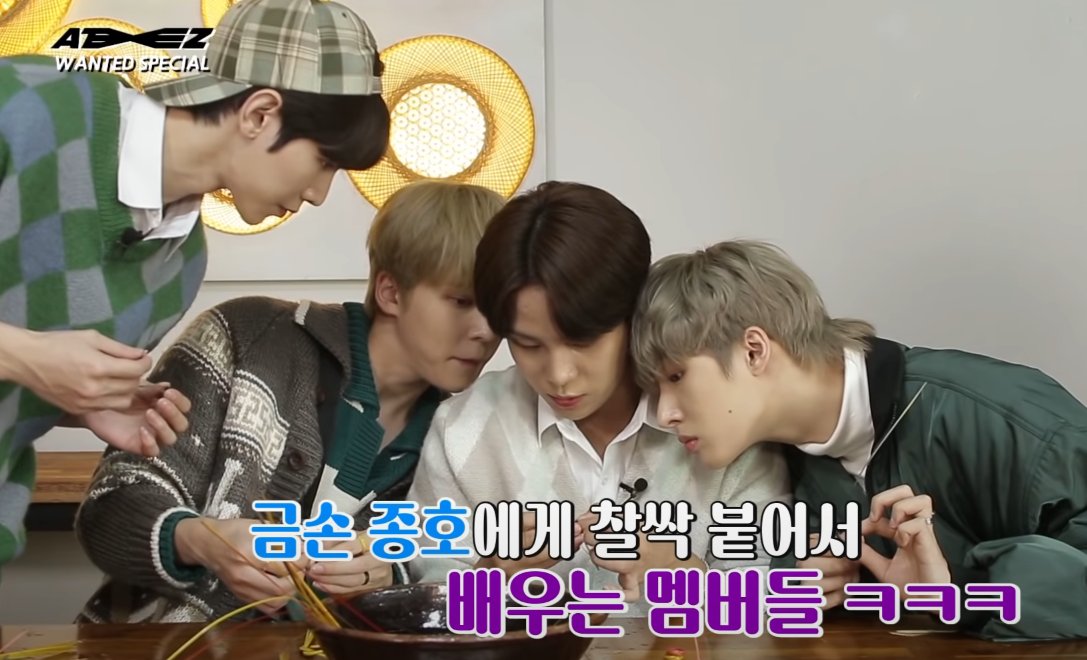 heartcoIored's tweet photo. this episode is just so adorable :( look at them learning from their maknae https://t.co/ktHW7zwk5W