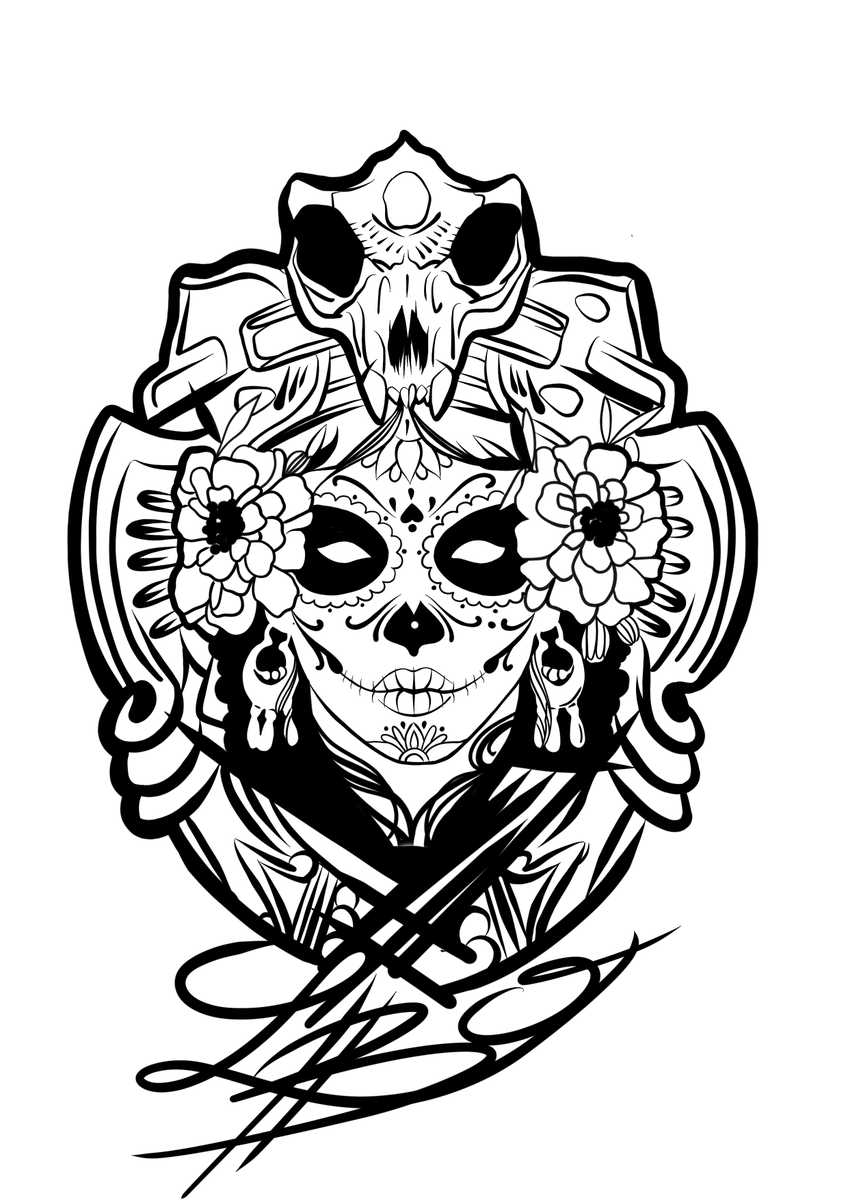 lbo_art's tweet photo. NEW NFT ART CATRINA BY 
@lbo_art

 #NFTCommunity #NFT #NFTartists #NFTGiveaway #NFTProject #NFTs #Crypto #cryptonft #OpenSeaNFT #openseaart https://t.co/u9Beej4KMz