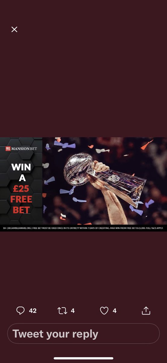 Buster115's tweet image. #FreeBetFriday